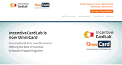 Desktop Screenshot of incentivecardlab.com