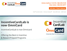 Tablet Screenshot of incentivecardlab.com